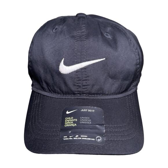 Nike Dri-Fit Hat Youth One Size Adjustable Lightweight Swoosh Cap - Picture 1 of 6